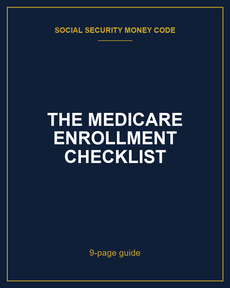 The Medicare Enrollment Checklist cover