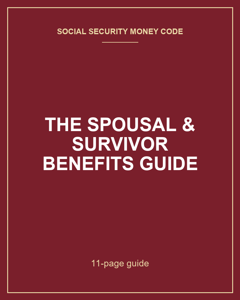 The Spousal & Survivor Benefits Guide cover