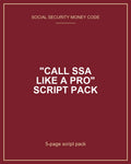 "Call SSA Like A Pro" Script Pack