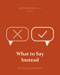 What to Say Instead cover